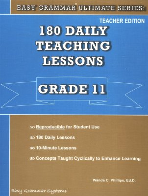 180 Daily Teaching Lessons Grade 11 Teacher Edition