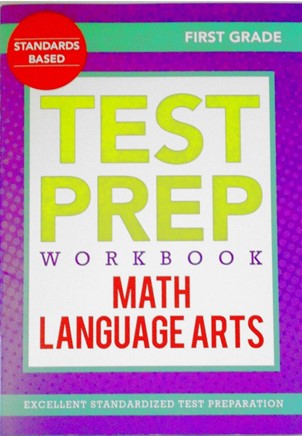 Test Prep Workbook Math Language Arts 1st Grade