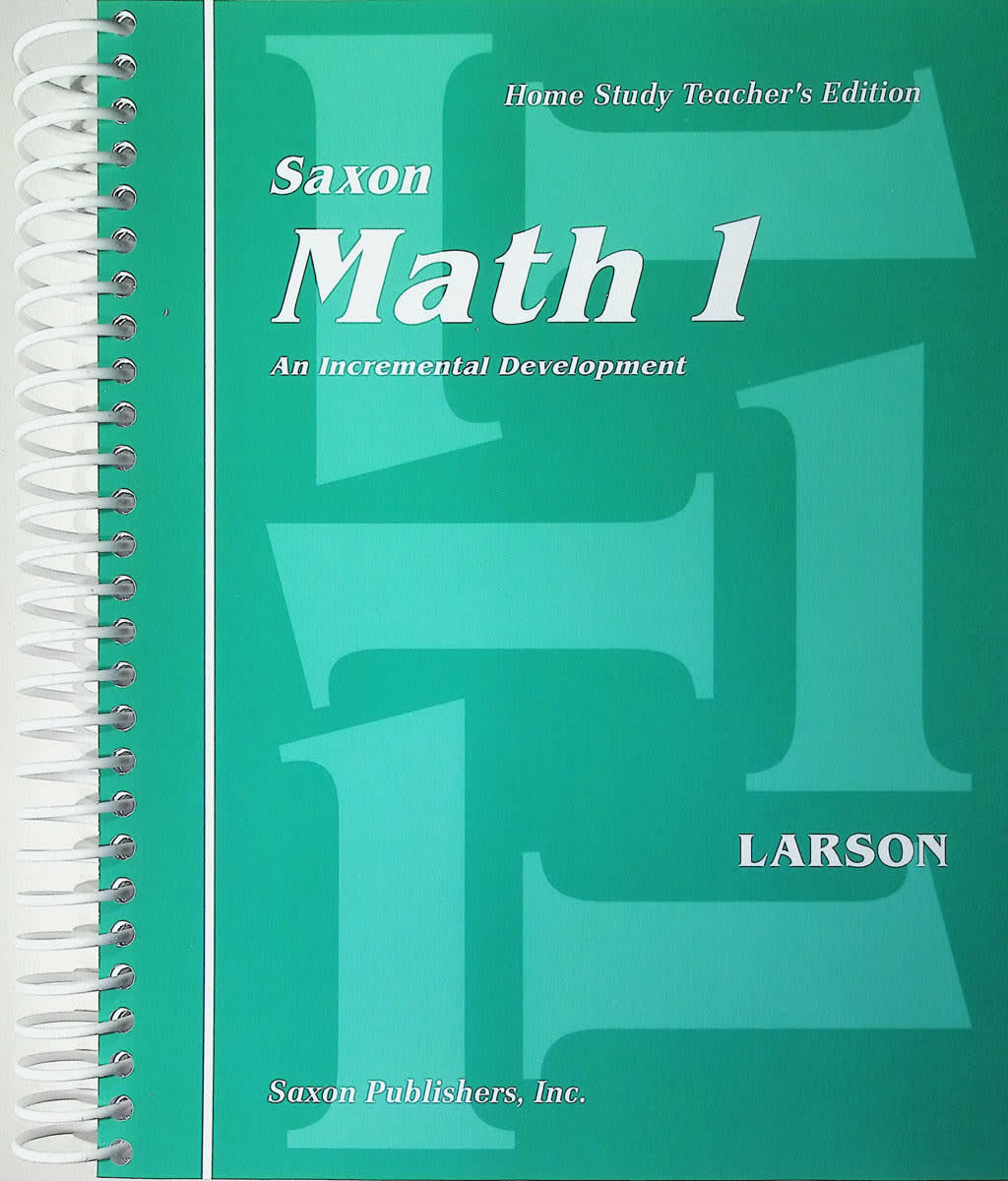 Saxon Math 1 Home Study Teacher's Edition