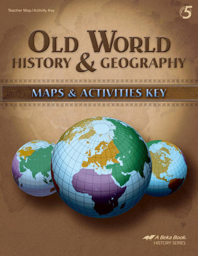 Old World History & Geography Maps and Activities Key