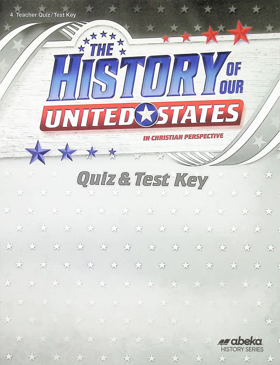 The History of our United States Quiz & Test Key