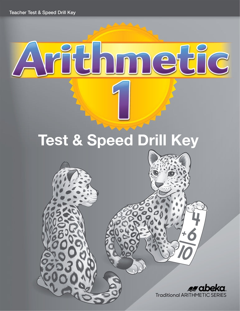 Arithmetic 1 Test & Speed Drill Key