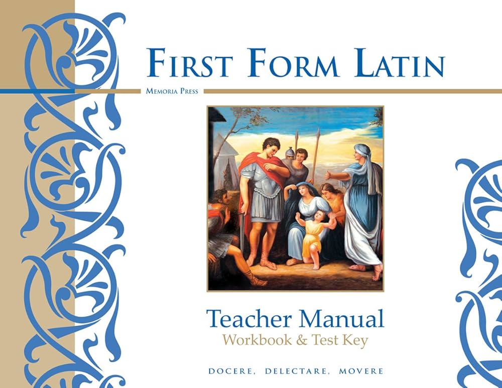 First Form Latin Teacher Manual Workbook and Test Key