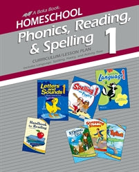 Homeschool Phonics, Reading, & Spelling 1 Curriculum/Lesson Plan