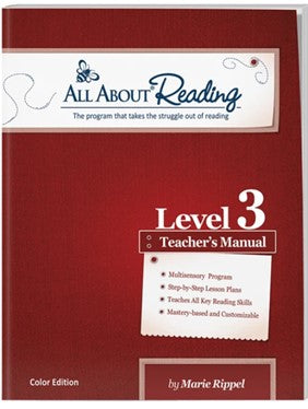 All about reading level 3 teachers manual