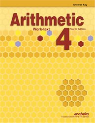 Abeka Arithmetic 4 Answer Key
