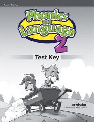 Phonics and Language 2 Test Key