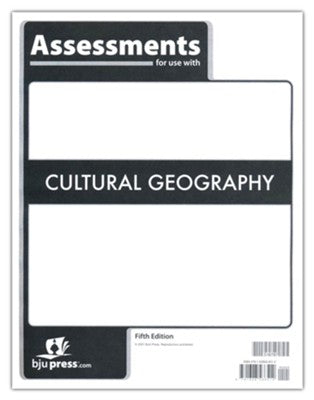 Cultural Geography Assessments