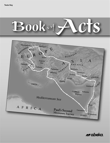 Book of Acts Tests Key