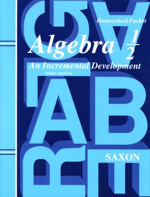 Saxon Algebra 1/2 Homeschool Packet