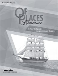 Of Places Literature Test with Speed/Comprehension Quizzes Key