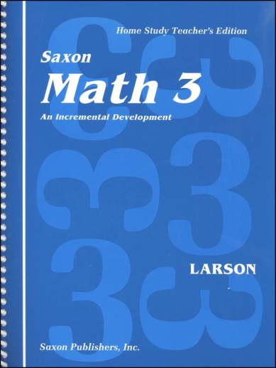 Math 3 Home Study Teacher's Edition