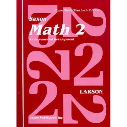 Saxon Math 2 Home Study Teacher's Edition