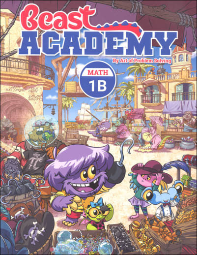 Beast Academy Math 1B Guide & Practice