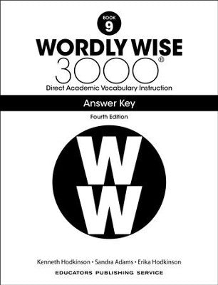 Wordly Wise Book 9 Answer Key