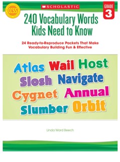240 vocabulary words kids need to know