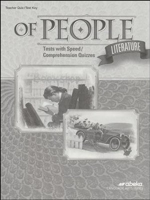 Of People Quiz / Test Key