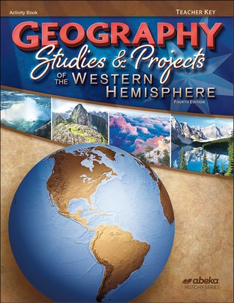 Geography Studies & Projects of the Western Hemispere 4th Edition Teacher Key