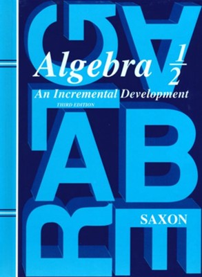 Saxon Algebra 1/2 Student Book