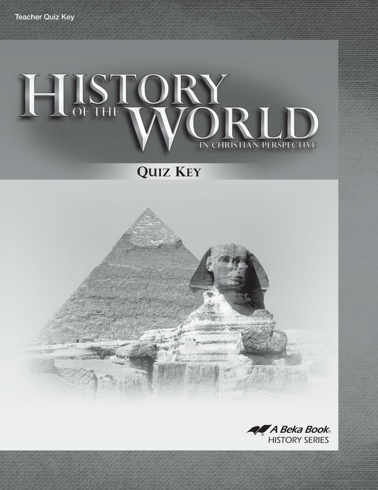 History of the World Quiz Key
