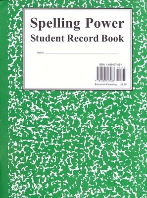 Spelling Power Student Record Book