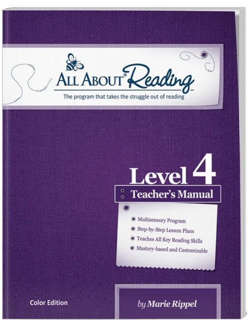 All About Reading Level 4 Teacher's Manual Color Edition