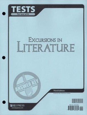 Excursions in Literature Test Key