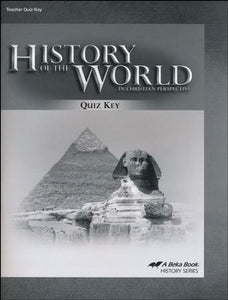 History of the World in Christian Perspecitve Quiz Key