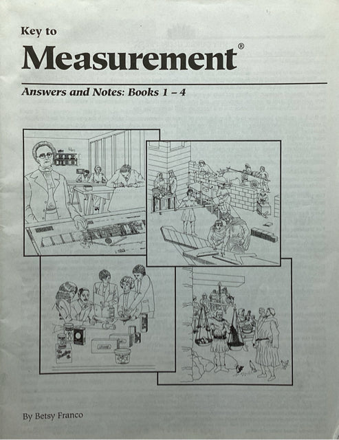 Key To Measurement Answers and Notes Books 1-4
