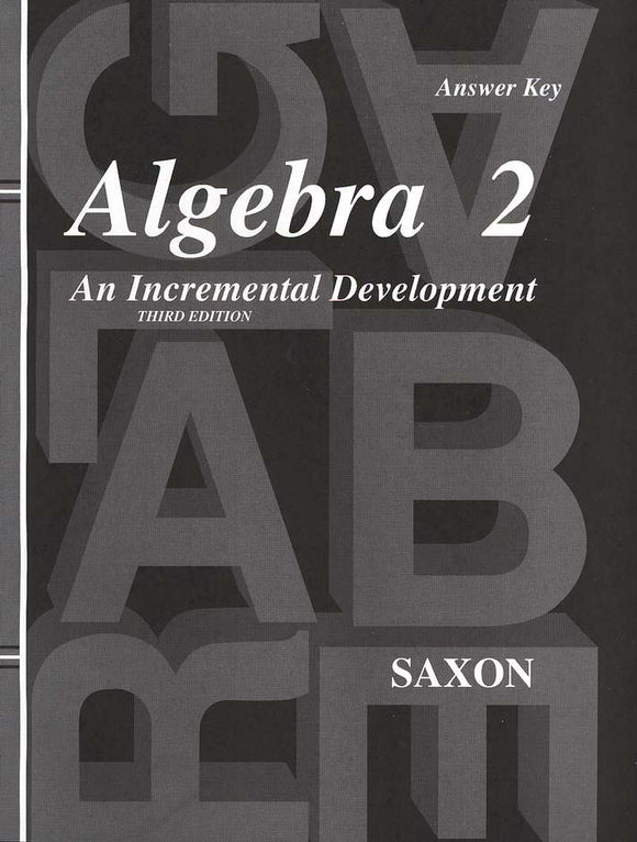 Algebra 2 Answer Key