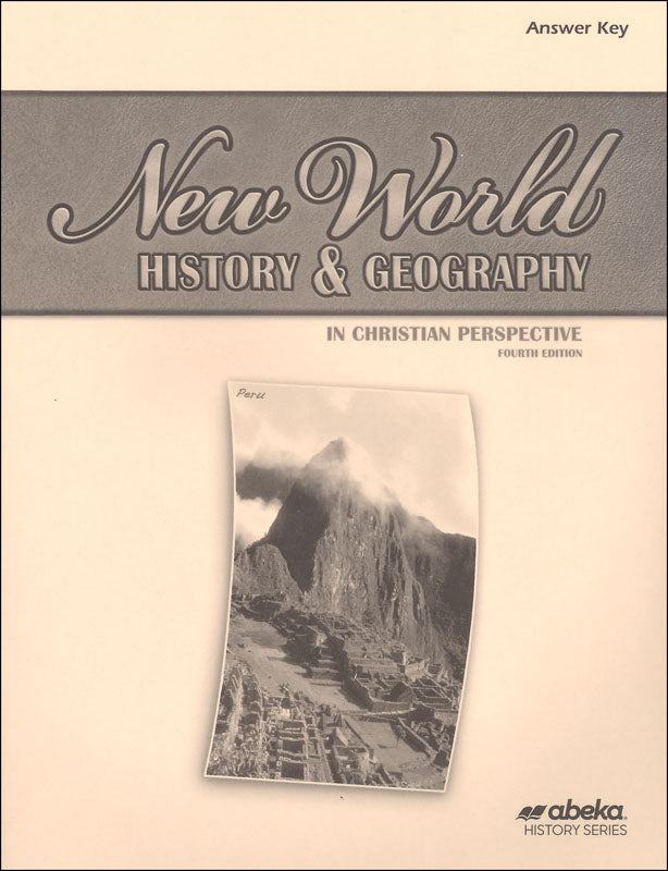 New World History & Geography Answer Key