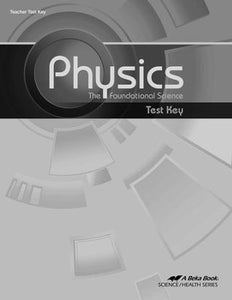 Abeka Physics Test Key