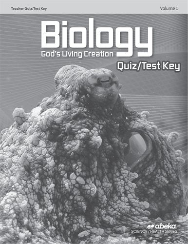 Biology Quiz/Test Key