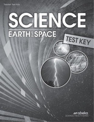 Science Earth and Space Test Key