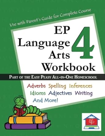 Easy Peasy Language Arts 4 Workbook – Homeschool Potpourri