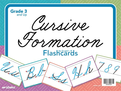 Cursive Formation Flashcards Grade 3