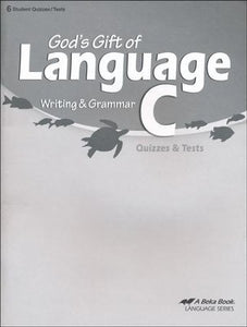 God's Gift of Language C Quizzes/Tests