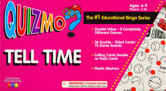 Tell Time Bingo