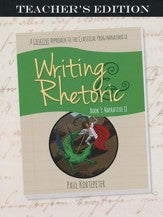Writing & Rhetoric book 3 teachers edition