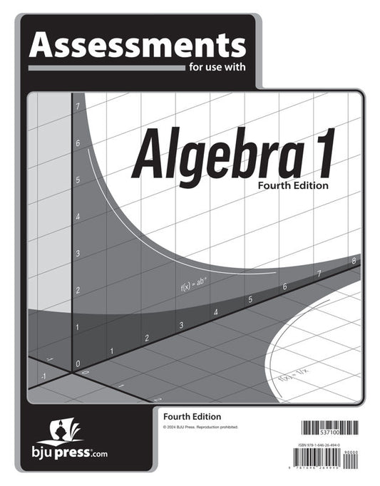 Algebra 1 Assessments 4th Ed.