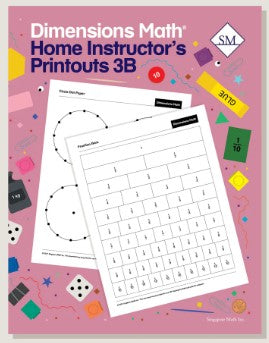 Dimensions Math Home Instructor's Printouts 3B