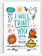 I Will Trust You Scripture and Art Journal