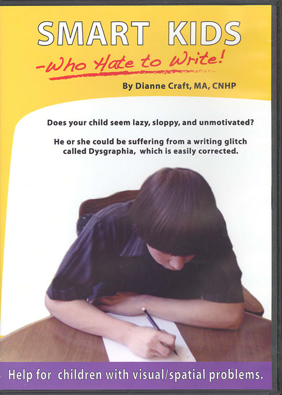 Smart Kids Who Hate To Write DVD