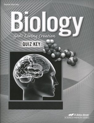 Biology God's Living Creation Teacher Quiz Key