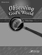 Observing God's World Test Key