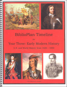 Biblioplan Timeline for Year Three