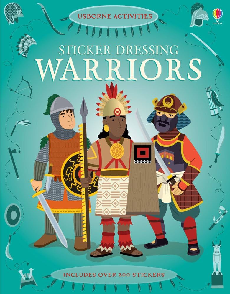 Usborne Sticker Dressing Warriors