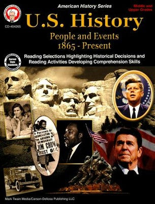 U.S. History People and Events 1865-Present