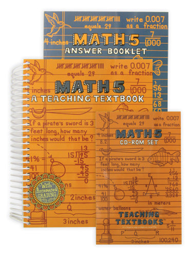 Teaching Textbooks Math 5 Curriculum Set
