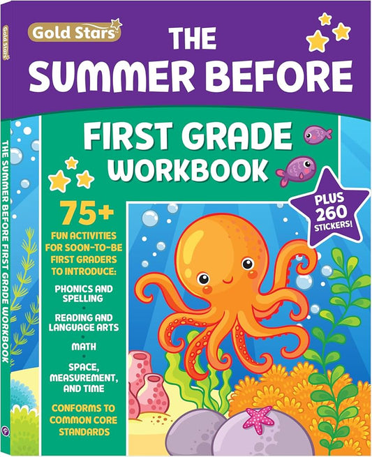 Gold Stars The Summer Before First Grade Workbook